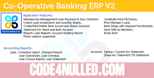 Credit Co-Operative ERP v1.0