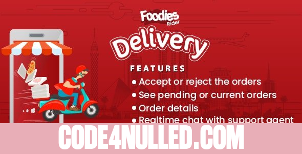Foodies v1.0 - Android Delivery Boy Mobile App