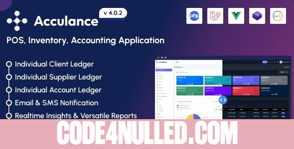 Acculance v4.0.2 - POS, Inventory, Accounting Application - nulled