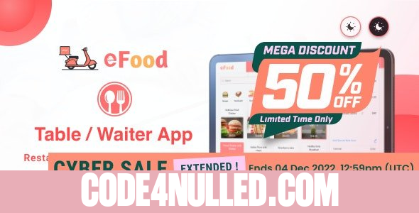 eFood - Table/Waiter App v1.0