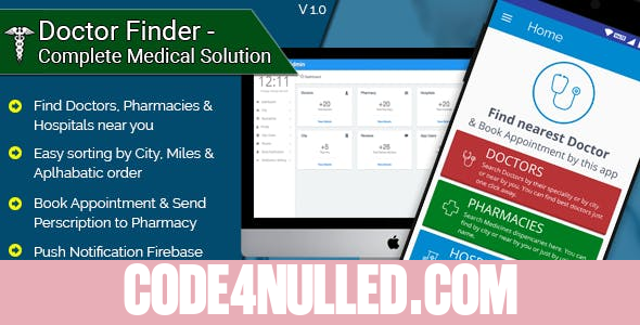 Doctor Finder v1.3 - Complete Medical Solution Android Application