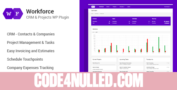 Workforce v1.2.3 - CRM & Project Management WordPress Plugin