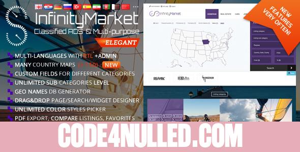 Classified Ads Script v1.6.1 - Infinity Market