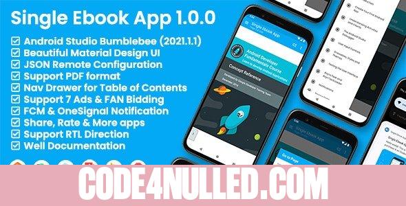 Single Ebook App v1.0.0