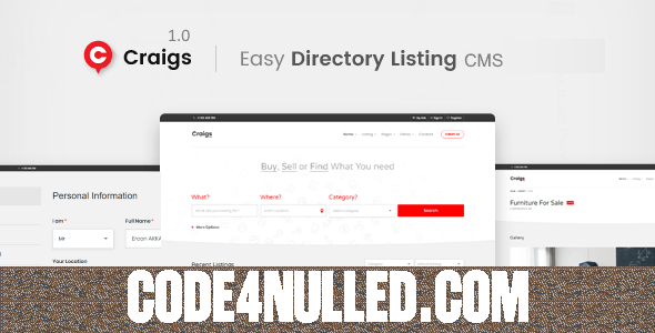Craigs v1.0.1 - Classified Ads CMS Theme