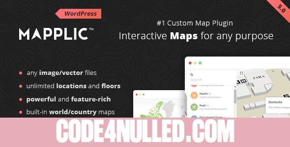 Mapplic v8.4.1 - Custom Interactive Map WordPress Plugin