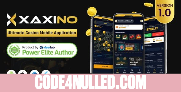 Xaxino v1.0 - Ultimate Casino Mobile Application