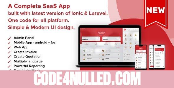 Easy Invoice v2.0 - A Complete Saas Package for Accounting - Android, ios & Web (ionic & Laravel)