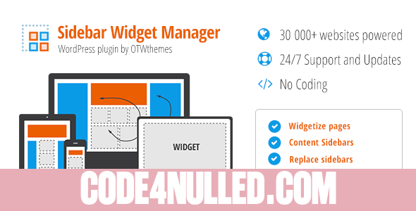 Sidebar & Widget Manager v3.23