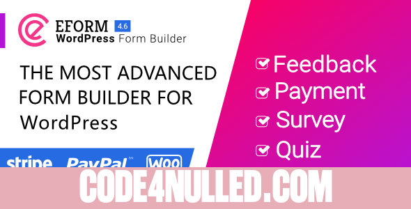 eForm v4.6.0 - WordPress Form Builder