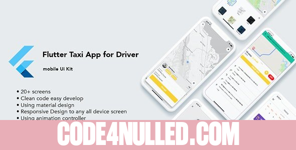 Flutter Taxi App Driver Ui Kit v1.3