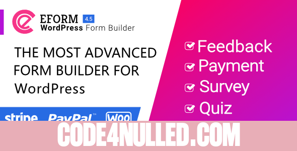 eForm v4.5.0 - WordPress Form Builder