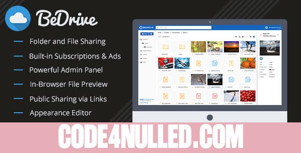 BeDrive v2.0.9 - File Sharing and Cloud Storage