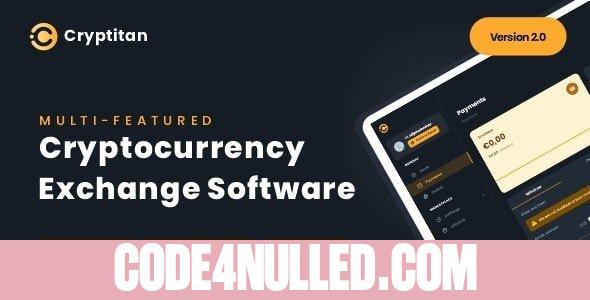 Cryptitan v2.3.1 - Crypto Multi-featured Exchange with ERC20 & BEP20 Crypto Support - Giftcard Marketplace