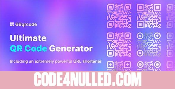 66qrcode v17.0.0 - Ultimate QR Code Generator & URL Shortener (SAAS) - nulled
