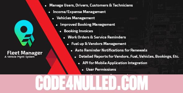Fleet Manager v3.0 - A Vehicle Mgmt System