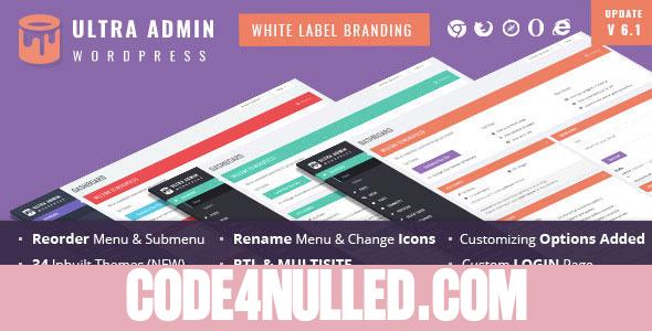 Ultra WordPress Admin Theme v9.2