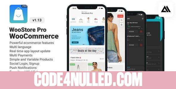 WooStore Pro WooCommerce v1.14.0 - Full Flutter E-commerce App
