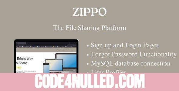 Zippo Fileshare - Filesharing Platform