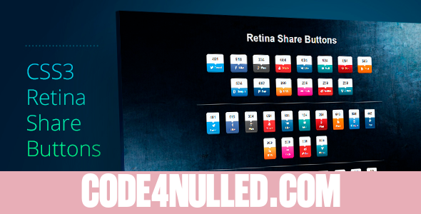 Retina Share Buttons v1.1
