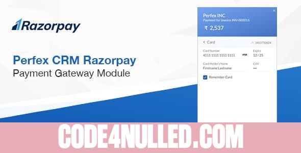 Razorpay Payment Gateway for Perfex CRM v1.0