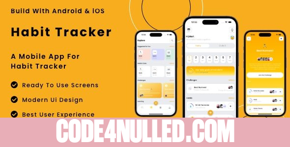 Habit Tracker App v1.0 - Flutter Mobile App Template