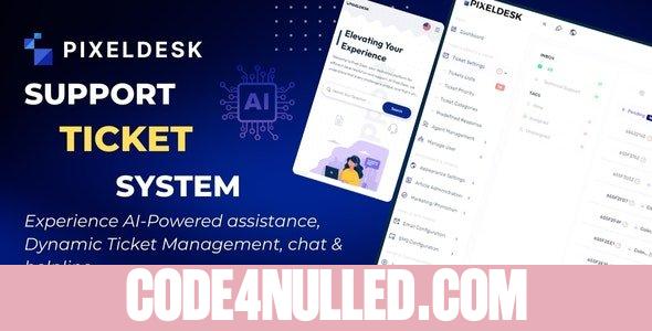 PixelDesk v1.3 - Support Ticket System With OpenAI