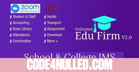 Unlimited Edu Firm School & College Information Management System v2.0