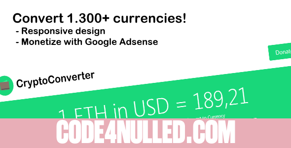CryptoConverter - Convert 1.300+ crypto currencies