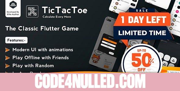 Tic Tac Toe v1.0.7 - The Classic Flutter Tic Tac Toe Game