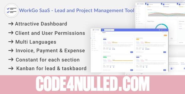 WorkGo SaaS - Lead and Project Management Tool