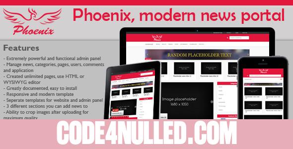 Phoenix v1.4 - modern & minimalist news portal