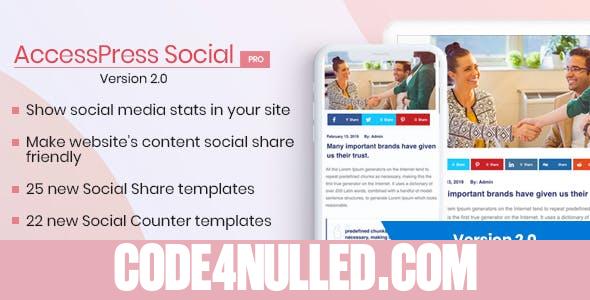 AccessPress Social Pro v2.1.0