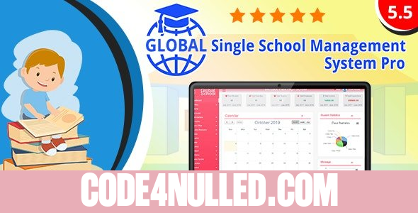 Global v5.5 - Single School Management System Pro - nulled