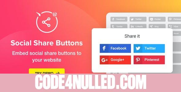 Social Media Share Buttons for WordPress v1.6.0