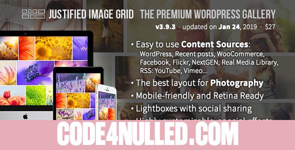 Justified Image Grid v3.9.7 - Premium WordPress Gallery