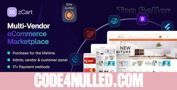 zCart v2.18.0 - Multi-Vendor eCommerce Marketplace - nulled