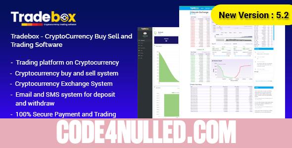 Tradebox v5.3 - CryptoCurrency Buy Sell and Trading Software