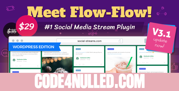 Flow-Flow v3.2.2.0 - WordPress Social Stream Plugin