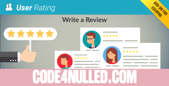 User Rating Review Add on for UserPro v3.8.2