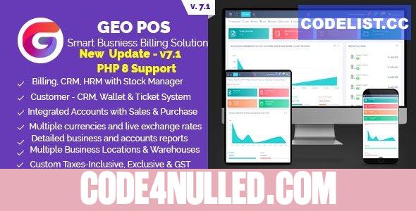 Geo POS v8.2 - Point of Sale, Billing and Stock Manager Application - nulled