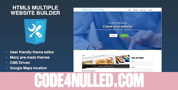 HTML5 multiple website builder - Multisite CMS
