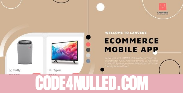 Lanvere v1.0 - ecommerce mobile app iPhone