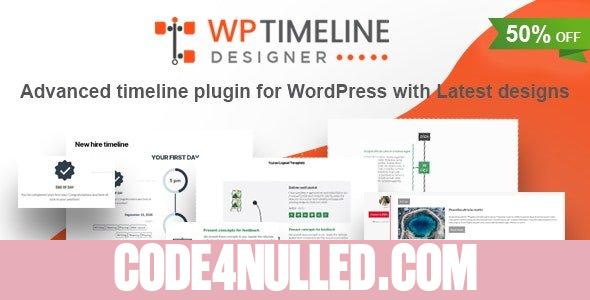 WP Timeline Designer Pro v3.6 - WordPress Timeline Plugin