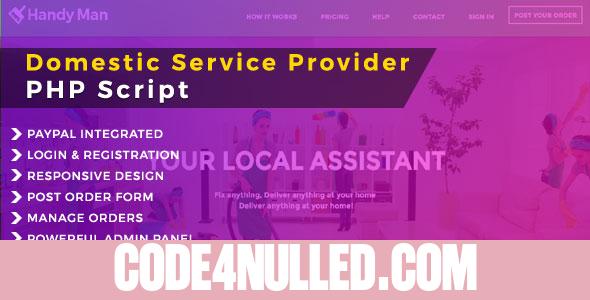 Handyman v4.0 - Domestic Service PHP Script