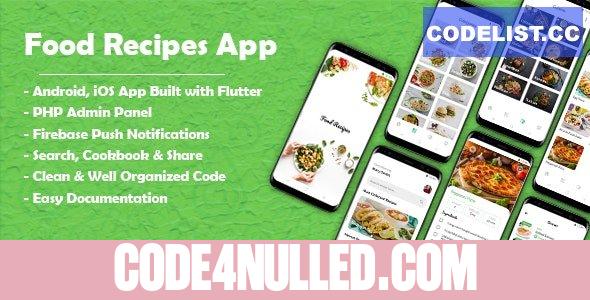 Food Recipes Flutter App (Android & iOS) v1.7