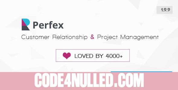 Perfex v1.9.9 - Powerful Open Source CRM