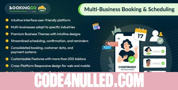 BookingGo SaaS v4.6 - Multi Business Appointment Booking and Scheduling - nulled