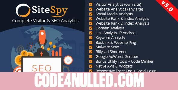 SiteSpy v5.0 - The Most Complete Visitor Analytics & SEO Tools