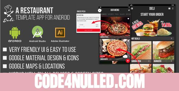 Deli - Restaurant UI Template App for Android